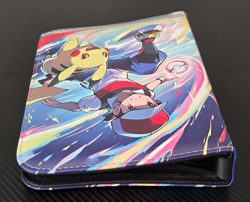 Unbranded 4 Pocket Zippered Binder Album Ash Ketchum & Pikachu Theme Pokemon TCG - Image 4