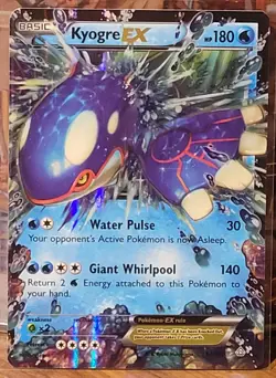 Pokemon TCG Kyogre EX 54/160 Holo XY: Primal Clash NM/LP - Image 1