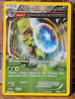 Pokemon TCG Sceptile 9/160 Holo XY: Primal Clash Reverse Holo - Image 1