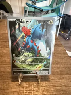 Pokemon Druddigon Sv: White Flare 151/086 Illustration Rare Holo Eng 120 HP - Image 1