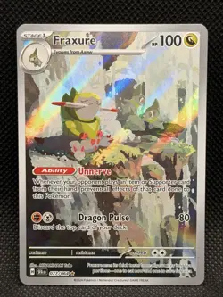 Fraxure Illustration Rare 077/064 - SV: Shrouded Fable - Pokemon TCG - Holo - NM - Image 1
