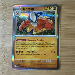 Hariyama - 073/132 - Holo Rare - Pokemon Mega Evolution - Image 1