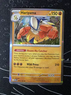 Hariyama 73/132 Both Holo and Reverse Holo - Pokemon Mega Evolution - Image 2