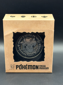 Pokemon Fossil Museum Pikachu & Tyrantrum Official Commemorative Coin SOLD OUT - Image 1