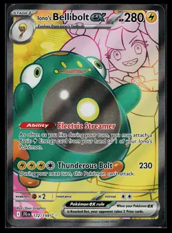 Pokemon SV: Scarlet & Violet Promo Cards 194 Iono's Bellibolt ex - Image 1