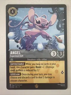 Disney Lorcana Angel - Experiment 624 191/204 Legendary Winterspell Regular - Image 1
