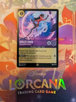 Violet Parr Learning New Powers 55/P3 Foil Promo Disney Lorcana Wilds Unknown - Image 1