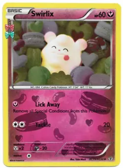 Swirlix RC19/RC32 Generations: Radiant Collection Holo Pokemon Card MP/HP - Image 1