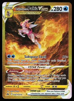 Origin Forme Palkia VSTAR GG67/GG70 Crown Zenith Galarian Gallery Pokemon Card - Image 1