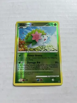 Shaymin 14/127 Holo Rare Platinum Pokemon Card - Image 1