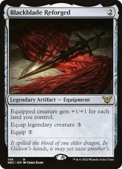 Blackblade Reforged [Neon Dynasty] MTG - Image 1