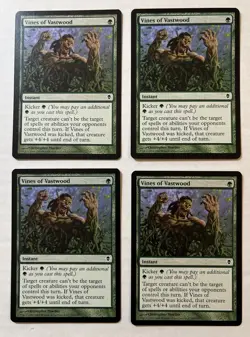 Vines of Vastwood X4 Playset - NM/M - Zendikar Rising MTG Magic The Gathering - Image 1