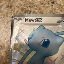 Pokemon TCG: Mew ex 216/091 SV04 Paldean Fates Shiny Ultra Rare-Moderate Play - Image 2