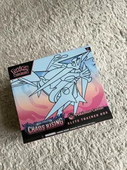 Chaos Rising Elite Trainer Box Pokemon Center ETB New Sealed English - Image 1