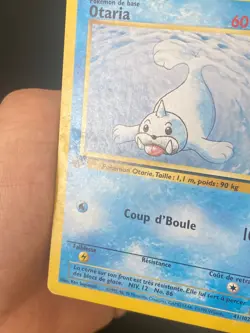 CARTE POKEMON OTARIA 41/102 FR EDITION 1 PEU COMMUNE SET DE BASE - BE/TBE - Image 4