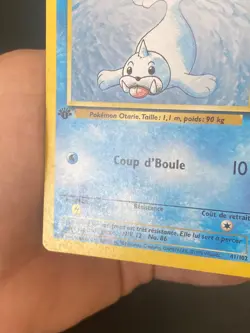CARTE POKEMON OTARIA 41/102 FR EDITION 1 PEU COMMUNE SET DE BASE - BE/TBE - Image 5