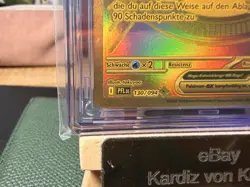 Pokemon Mega-Glurak X ex 130/094 – Fatale Flammen – Gold Rare – AOG 9.5 GEM MINT - Image 5