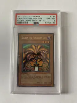 Yugioh, Exodia The Forbidden One, 1st Edition, English, PSA 8 - Image 3