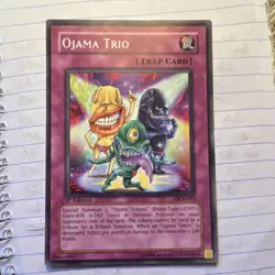 Konami Yu-Gi-Oh! Ojama Trio DCR-047 Dark Crisis 1st Ed Trap Common/Short Print - Image 1
