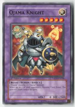 Yugioh - Ojama Knight TAEV-EN044 1st Edition - Tactical Evolution - Image 1