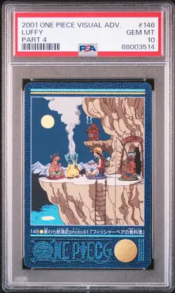 PSA10 No.146 Straw Hat Voyage Photo91 One Piece Visual Adventure Card - Image 1