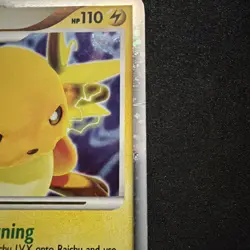 Raichu LV.X 99/100 Stormfront 2008 Holo Rare Pokemon Card TCG - Image 3