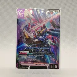 Bandai Gundam Card Game Destiny Gundam GD04-050 LR Holo English Cost 5 - Image 1