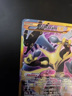 Alakazam EX 125/124 Fates Collide Secret Rare Holo Full Art Pokemon Card MP+/LP- - Image 2