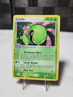 Cradily 3/92 Legend Maker Holo Rare Pokemon Card NM Swirl - Image 1