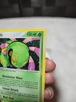Cradily 3/92 Legend Maker Holo Rare Pokemon Card NM Swirl - Image 5