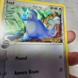 Seel (Delta Species) 62/101 Dragon Frontiers Reverse Holo Pokemon Card NM - Image 3