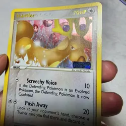 Pokemon Stantler EX Unseen Forces Stamped Reverse Ultra Rare Holo Card 2005 - Image 4