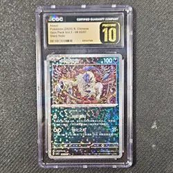 Pokemon Absol CGC pristine 10 Stars Holo Gem Pack Vol.3 Chinese Card #08 03/07 - Image 1