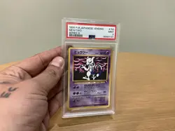 1998 Pokemon Japanese Vending Series III 3 #150 Mewtwo PSA 9 Graded card - Image 1
