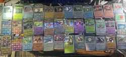 Pokemon Black Bolt & White Flare Reverse Holo Pokeball Pattern 44 Card Lot NM - Image 1