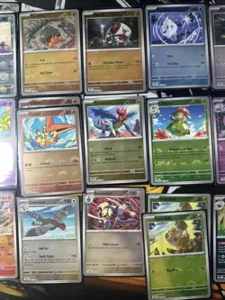 Pokemon Black Bolt & White Flare Reverse Holo Pokeball Pattern 44 Card Lot NM - Image 4