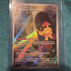 Armarouge Pokemon TCG Scarlet & Violet Illustration Rare Holo Card 203/198 - Image 1