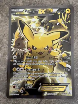 Pokemon XY Jumbo EX Cards Pikachu Charizard Blastoise Venusaur Set XY121- XY124 - Image 3