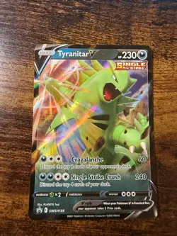 Tyranitar V SWSH109 SWSH: Sword & Shield Promo Cards Holo - Image 1