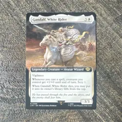 Wizards of the Coast MTG Gandalf, White Rider Rare LOTR #0389 EN 2023 - Image 1