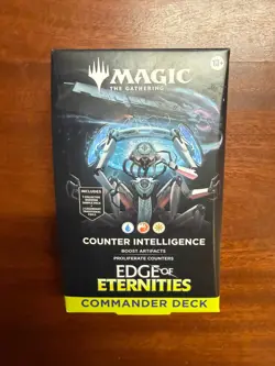MTG: Edge of Eternities Commander Deck (Counter Intelligence) New & Sealed - Image 1