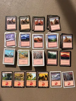 1,132 MTG LANDS LOT - 3rd - 4th - Ice Age - Tempest - Many more SEE INFO - MAGIC - Image 3