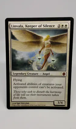 Linvala, Keeper of Silence Rise of the Eldrazi 33 Free Shipping Mythic Angel MTG - Image 1
