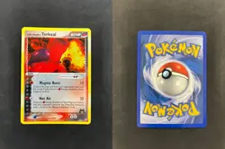 POKEMON UNGRADED TEAM MAGMA'S TORKOAL 12/95 HOLO TEAM MAGMA VS TEAM AQUA HOLO NM - Image 1