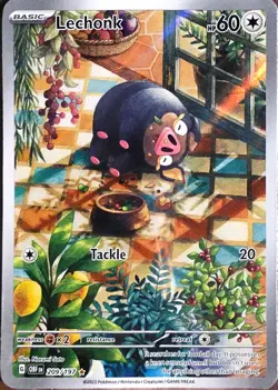 Lechonk 209/197 Near Mint SV03: Obsidian Flames Pokemon - Image 1