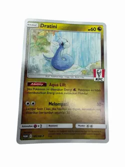 Dratini 185/SM-P ~ Pokemon KFC Stamped Promo Indonesian [US Seller] - NM - Image 1