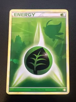 Grass Energy 115/123 HeartGold & SoulSilver Common Pokemon - Image 3