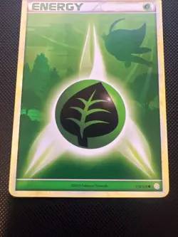 Grass Energy 115/123 HeartGold & SoulSilver Common Pokemon - Image 5