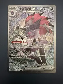 2026 Pokemon Ascended Heroes N's Zoroark ex Special Illustration Rare #286/217 - Image 1