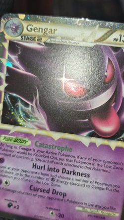 Pokemon Card Gengar Prime 94/102 HGSS Triumphant Holo 2010 - Image 2